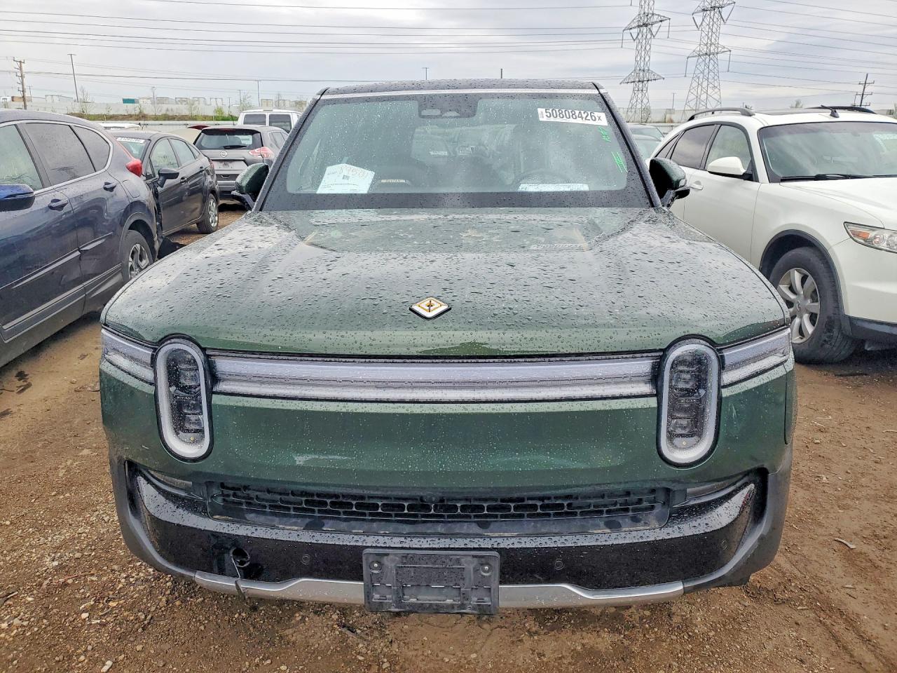 2025 Rivian R1s VIN 7PDSGBBA6SN057582 COPART salvage auction — Rear End, IL - SALVAGE CERTIFICATE, sold $21,300 on 2026-05-21 (photo 5)