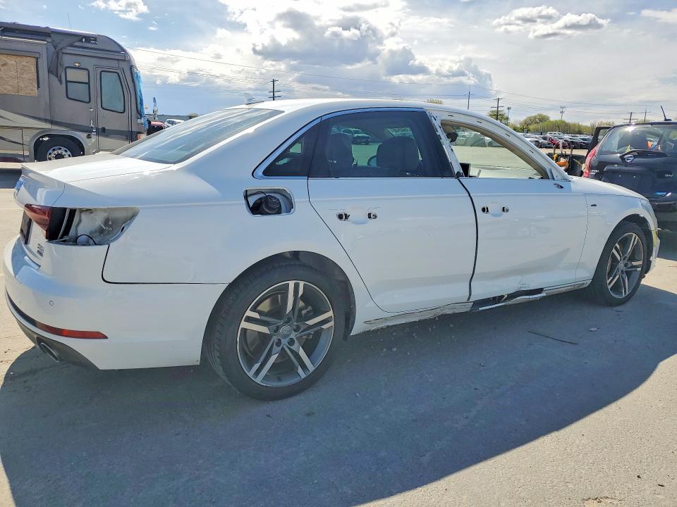 2018 Audi A4 VIN WAUENAF43JA132721 COPART salvage auction — FRONT END, Id - Salvage Certificate Of Title, sold $4,350 on 2026-07-30 (photo 3)