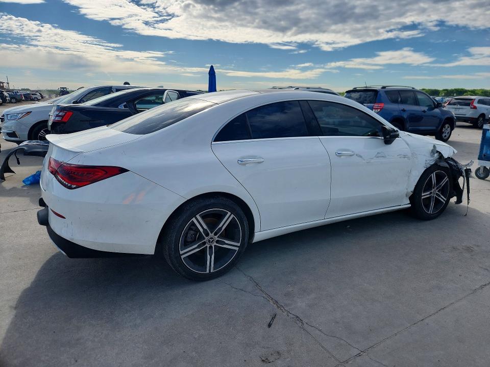 2021 Mercedes-benz Cla-klasse VIN W1K5J4GB7MN208537 COPART salvage auction — FRONT END, Tx - Salvage Vehicle Title, sold $9,100 on 2026-07-27 (photo 3)