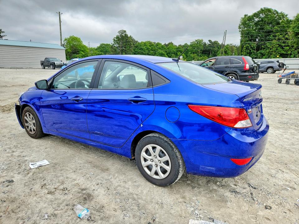 2013 Hyundai Accent VIN KMHCT4AE0DU500207 COPART salvage auction — FRONT END, Ga - Cert Of Title-Salvage, sold $550 on 2026-08-03 (photo 2)
