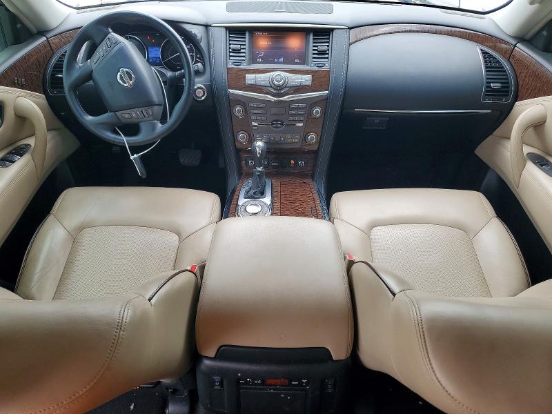 2017 Nissan Armada VIN JN8AY2NF5H9304071 COPART salvage auction — REAR END, Tx - Cert Of Title-Rebuilt Salvage, sold $6,700 on 2026-07-07 (photo 8)