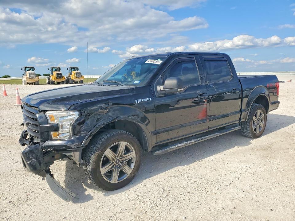 2016 Ford F-150 VIN 1FTEW1EF1GKF80526 COPART salvage auction — FRONT END, Tx - Salvage Vehicle Title, sold $7,400 on 2026-07-02 (photo 1)