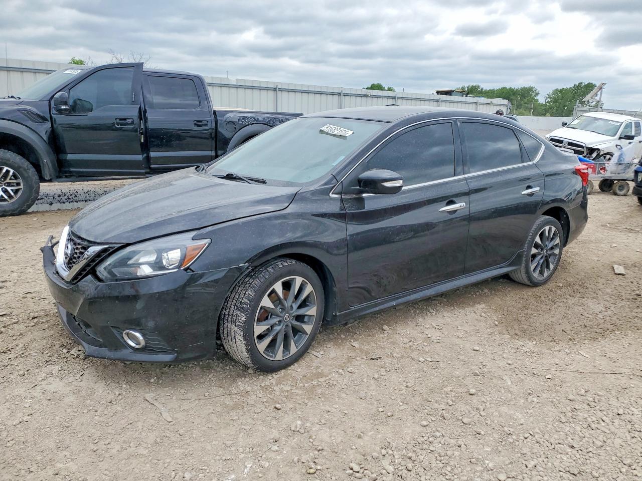 2019 Nissan Sentra VIN 3N1AB7AP5KY335186 COPART salvage auction — Front End, KS - CERT OF TITLE-SALVAGE, sold $1,850 on 2026-07-09 (photo 1)