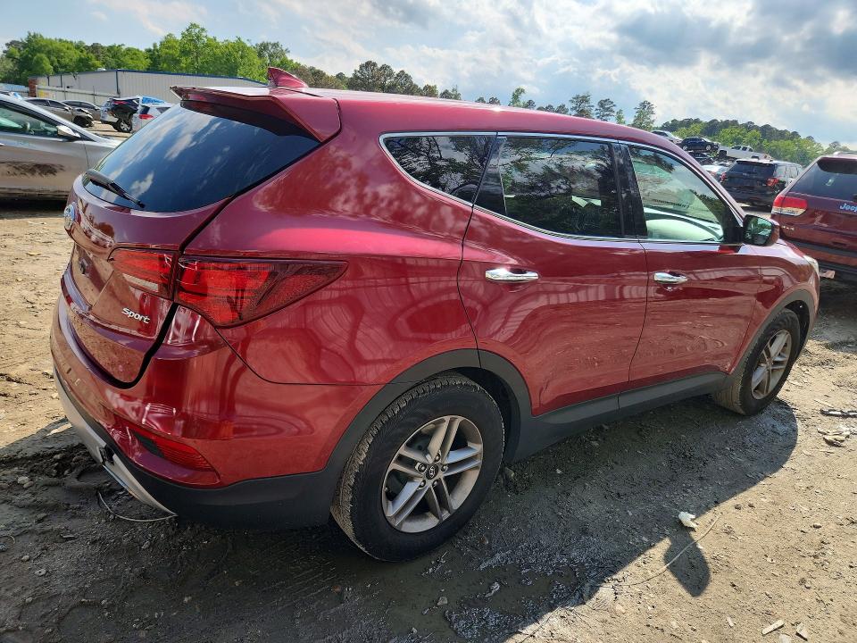 2017 Hyundai VIN 5XYZT3LB5HG435907 COPART salvage auction — REAR END, Va - Cert Of Title - Salvage, sold $2,300 on 2026-07-28 (photo 3)