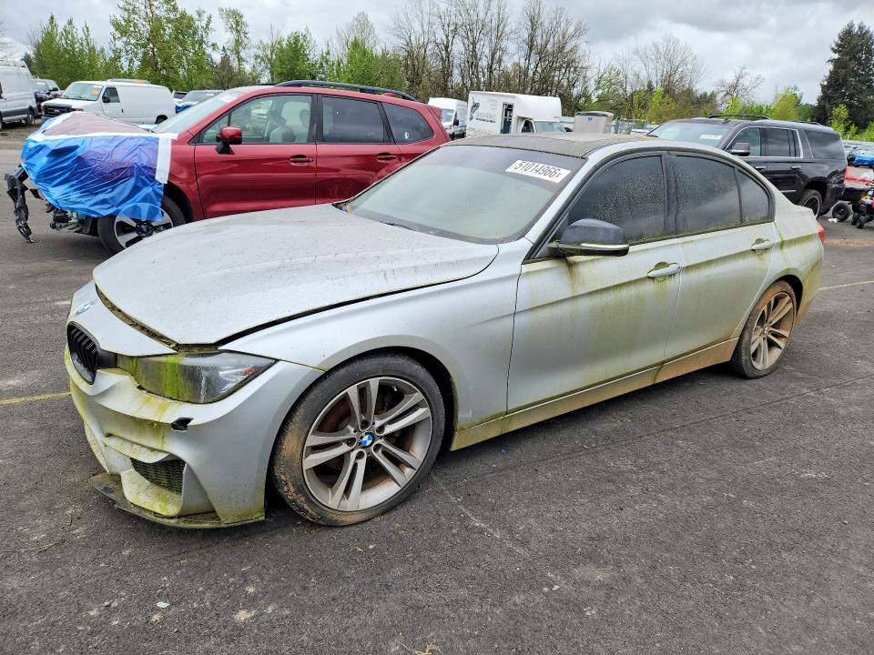 2013 BMW 3er VIN WBA3C1G55DNN93310 COPART salvage auction — FRONT END, Wa - Vehicle Cert Of Ownership-Titl, sold $550 on 2026-07-06 (photo 1)