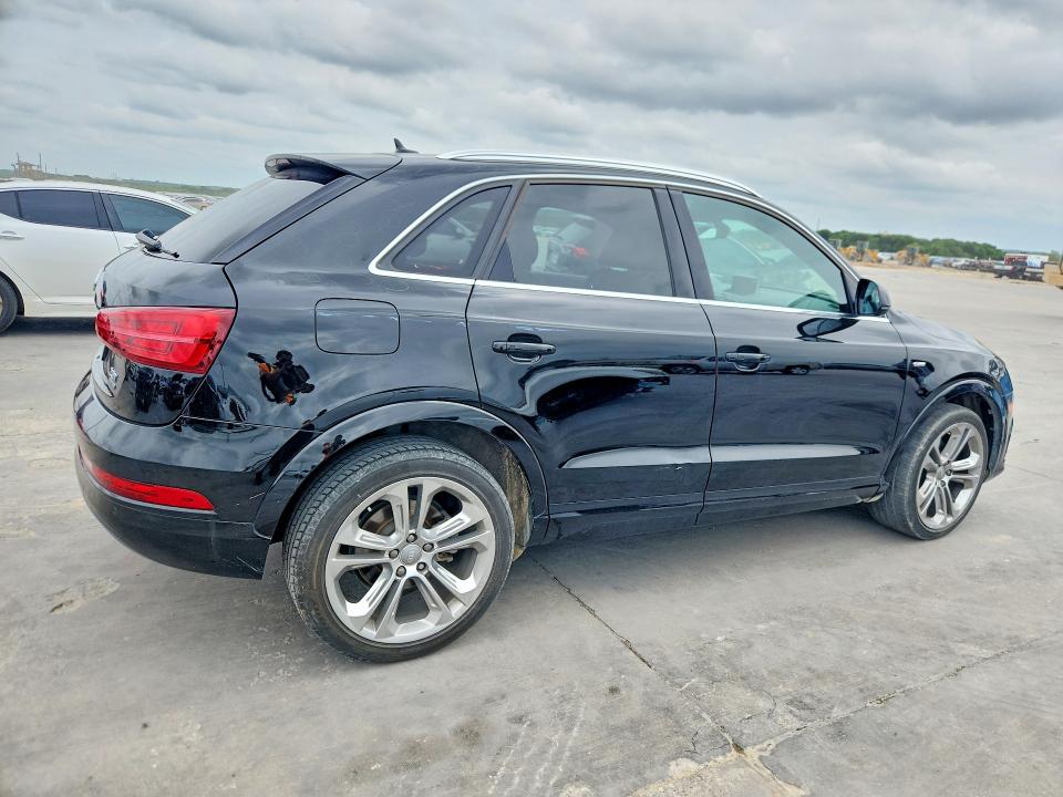 2018 Audi Q3 VIN WA1JCCFS1JR016222 COPART salvage auction — HAIL, Tx - Certificate Of Title, sold $2,900 on 2026-07-02 (photo 3)