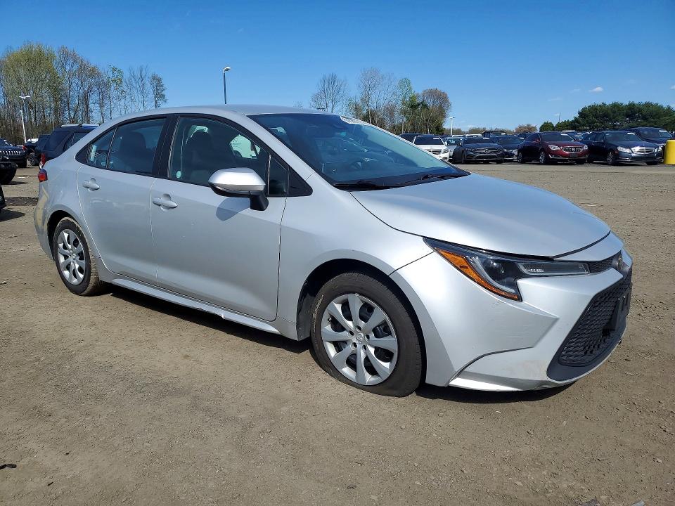 2021 Toyota Corolla VIN 5YFEPMAE3MP253053 COPART salvage auction — FRONT END, Ma - Certificate Of Title, sold $6,700 on 2026-07-09 (photo 4)