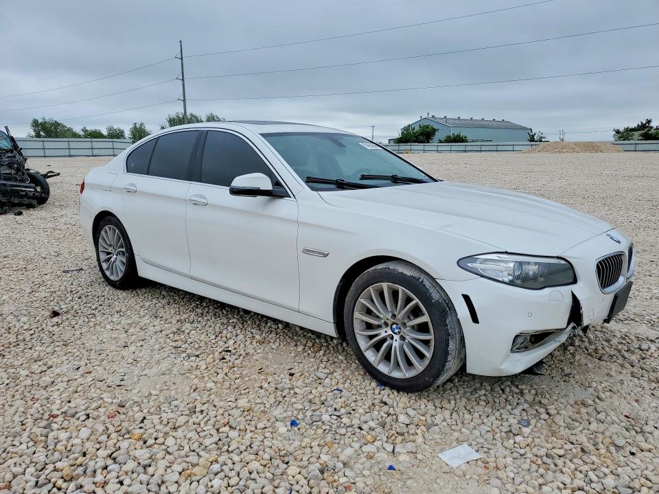 2016 BMW 5er VIN WBA5A5C55GG351749 COPART salvage auction — FRONT END, Tx - Salvage Vehicle Title, sold $2,450 on 2026-07-02 (photo 4)