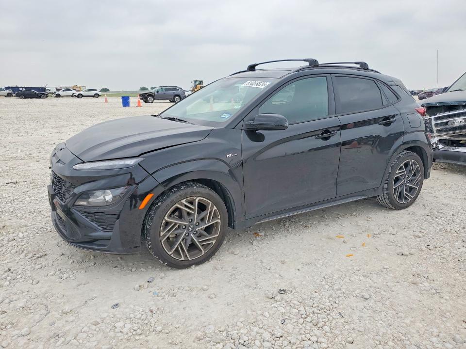 2022 Hyundai Kona VIN KM8K33A38NU868866 COPART salvage auction — FRONT END, Tx - Certificate Of Title, sold $6,000 on 2026-07-16 (photo 1)