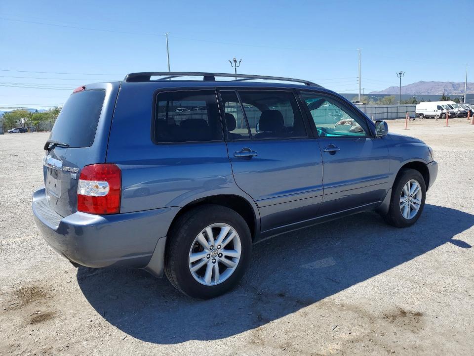 2006 Toyota Highlander hybrid VIN JTEDW21AX60008825 COPART salvage auction — FRONT END, Nv - Salvage Title, sold $900 on 2026-07-07 (photo 3)