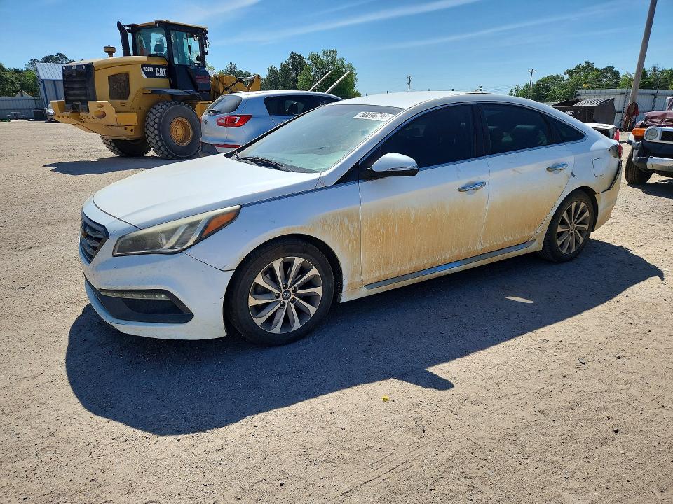 2015 Hyundai VIN 5NPE34AF8FH098682 COPART salvage auction — REAR END, AL - CERT OF TITLE-SALVAGE TITLE, sold $1,050 on 2026-07-09 (photo 1)