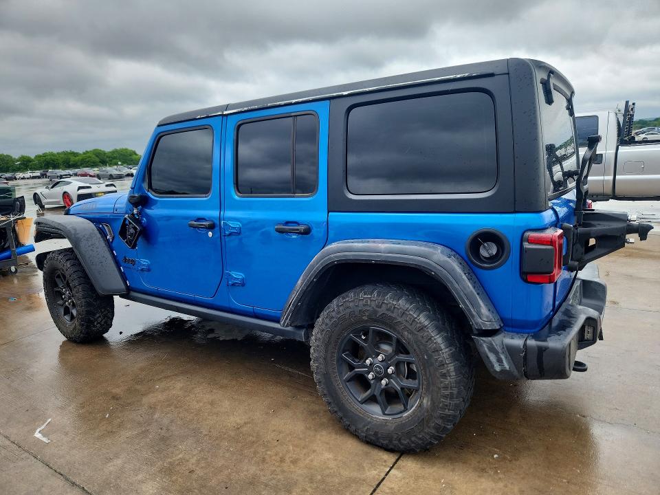 2024 Jeep Wrangler / VIN 1C4PJXDG1RW305884 COPART salvage auction — SIDE, Tx - Certificate Of Title, sold $10,600 on 2026-07-09 (photo 2)