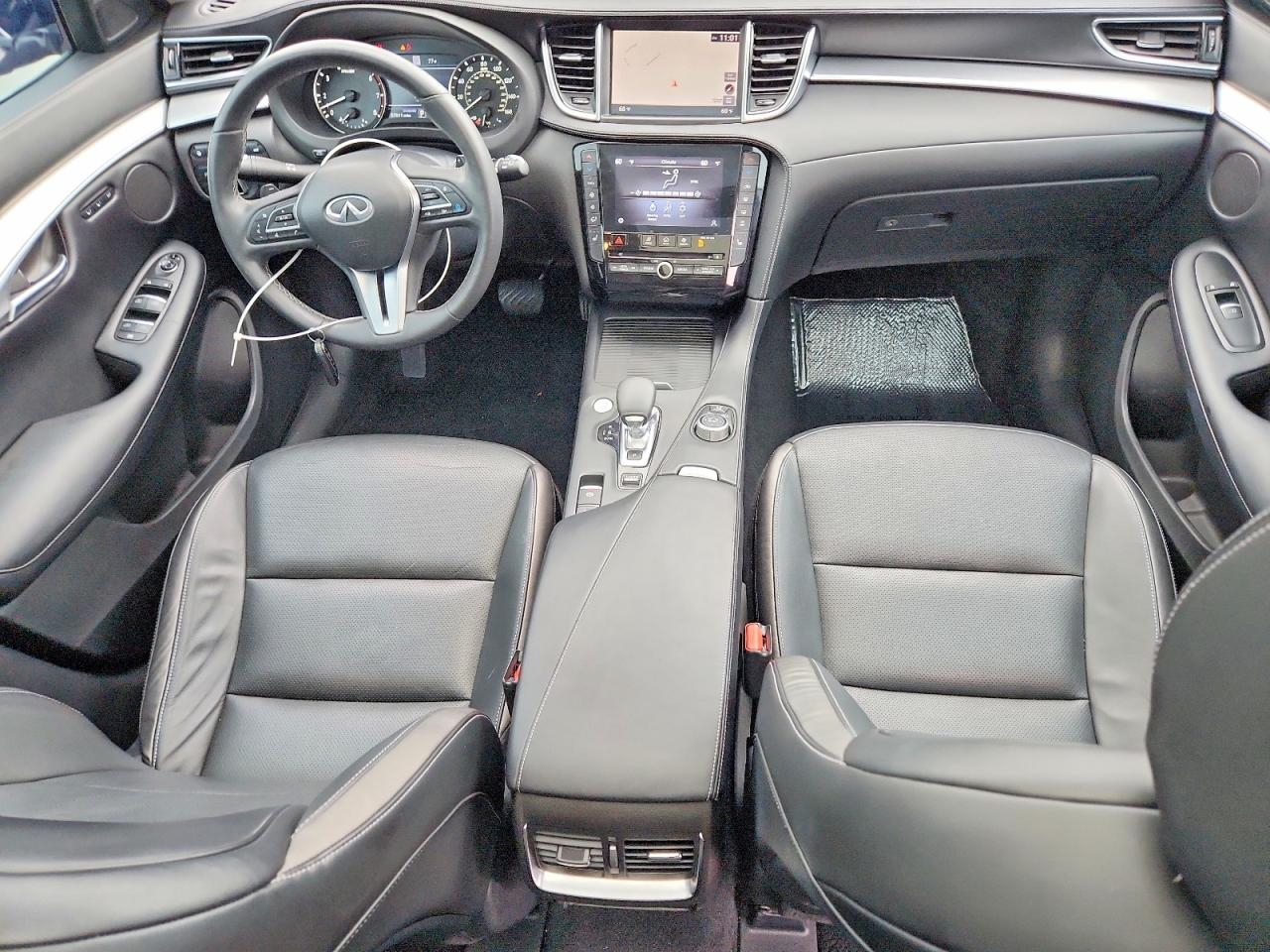 2021 Infiniti QX50 VIN 3PCAJ5CB1MF102362 COPART salvage auction — Front End, TX - SALVAGE VEHICLE TITLE, sold $4,800 on 2026-06-25 (photo 8)
