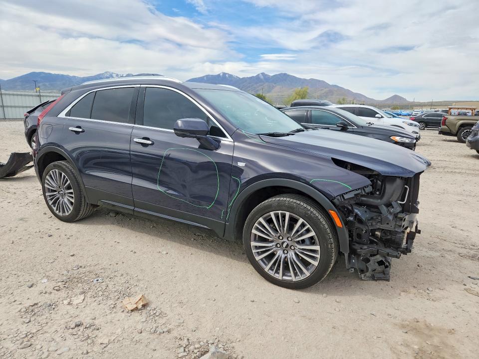 2024 Cadillac Xt4 VIN 1GYFZCR41RF153353 COPART salvage auction — FRONT END, Ut - Salvage Certificate, sold $7,200 on 2026-07-10 (photo 4)