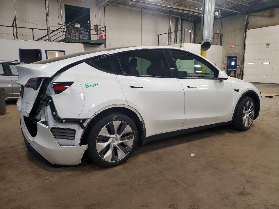 2023 Tesla Model y VIN 7SAYGDEE4PF762045 COPART salvage auction — REAR END, Mn - Cert Of Title-Salvage, sold $15,200 on 2026-07-14 (photo 3)