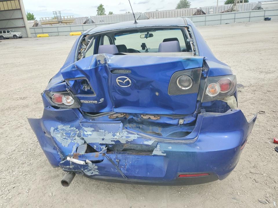 2007 Mazda 3 VIN JM1BK323171698523 COPART salvage auction — REAR END, MO - SALVAGE CERTIFICATE OF TITLE, sold $90 on 2026-07-28 (photo 6)