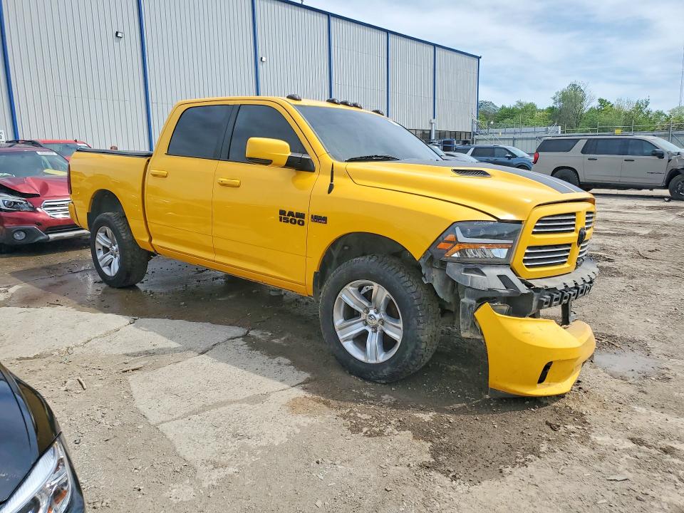 2016 Ram 1500 VIN 1C6RR7MT8GS322577 COPART salvage auction — FRONT END, IN - CERTIFICATE OF TITLE, sold $3,500 on 2026-08-22 (photo 4)