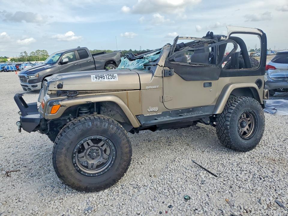 2003 Jeep Wrangler / VIN 1J4FA49S13P309131 — COPART salvage auction photo