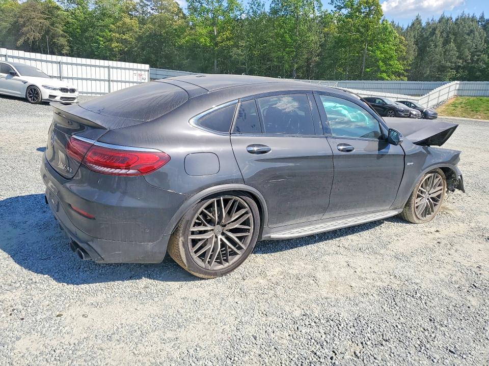 2021 Mercedes-benz Glc VIN W1N0J6EB8MF948023 COPART salvage auction — FRONT END, Nc - Salvage Certificate Of Title, sold $9,800 on 2026-07-09 (photo 3)