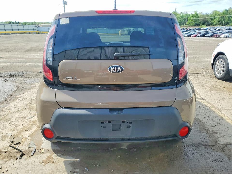 2016 Kia Soul VIN KNDJN2A26G7267811 COPART salvage auction — FRONT END, Ky - Certificate Of Title, sold $750 on 2026-07-22 (photo 6)
