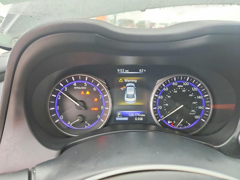 2014 Infiniti Q50 VIN JN1BV7AR7EM681471 COPART salvage auction — WATER/FLOOD, Tx - Salvage Title-Flood Damage, sold $1,850 on 2026-07-02 (photo 9)