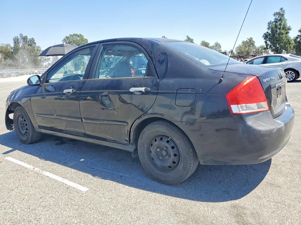 2009 Kia Spectra VIN KNAFE222595664880 COPART salvage auction — FRONT END, Ca - Salvage Certificate, sold $300 on 2026-07-16 (photo 2)