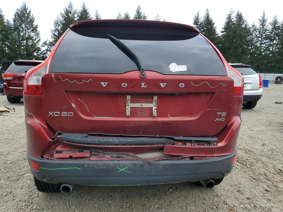 2011 Volvo Xc60 VIN YV4902DZ0B2186882 COPART salvage auction — REAR END, WA - BILL OF SALE, sold $250 on 2026-07-17 (photo 6)
