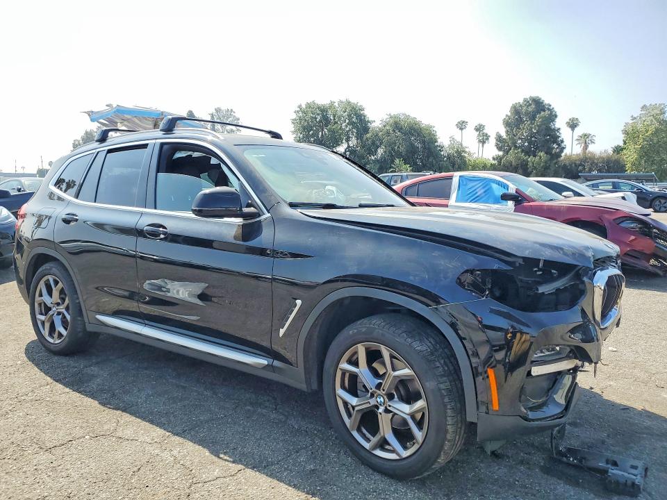 2021 BMW VIN 5UXTY5C00M9G76711 COPART salvage auction — FRONT END, Ca - Salvage Certificate, sold $3,450 on 2026-07-02 (photo 4)