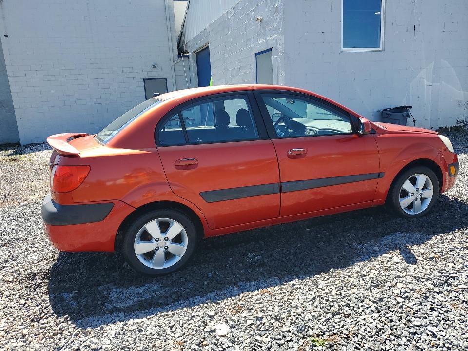2007 Kia Rio VIN KNADE123276277396 COPART salvage auction — REAR END, Nj - Cert Of Title-Salvage, sold $350 on 2026-07-28 (photo 3)