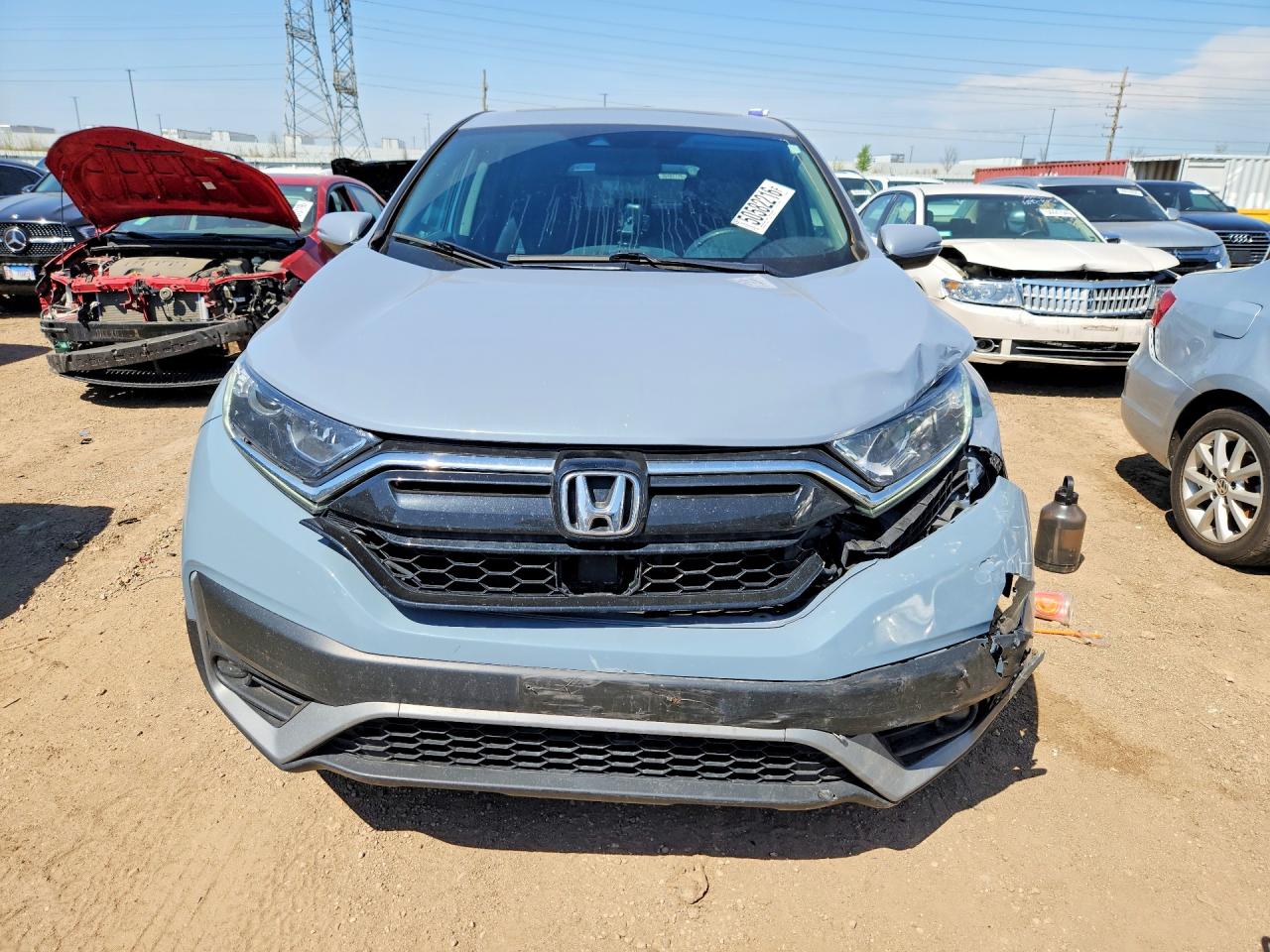 2022 Honda CR-V VIN 7FARW2H55NE016404 COPART salvage auction — Front End, WV - SALVAGE CERTIFICATE, sold $10,300 on 2026-06-25 (photo 5)