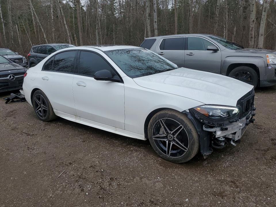 2025 Mercedes-benz C-klasse VIN W1KAF4HBXSR248969 COPART salvage auction — FRONT END, On - Permit Salvage, sold $27,250 on 2026-07-02 (photo 4)
