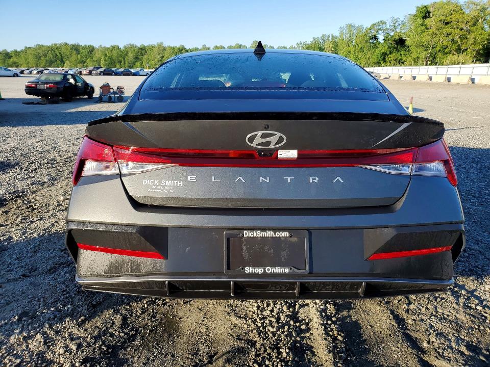 2025 Hyundai Elantra VIN KMHLM4DG4SU907826 COPART salvage auction — FRONT END, Sc - Cert Of Title-Salvage, sold $7,600 on 2026-07-13 (photo 6)
