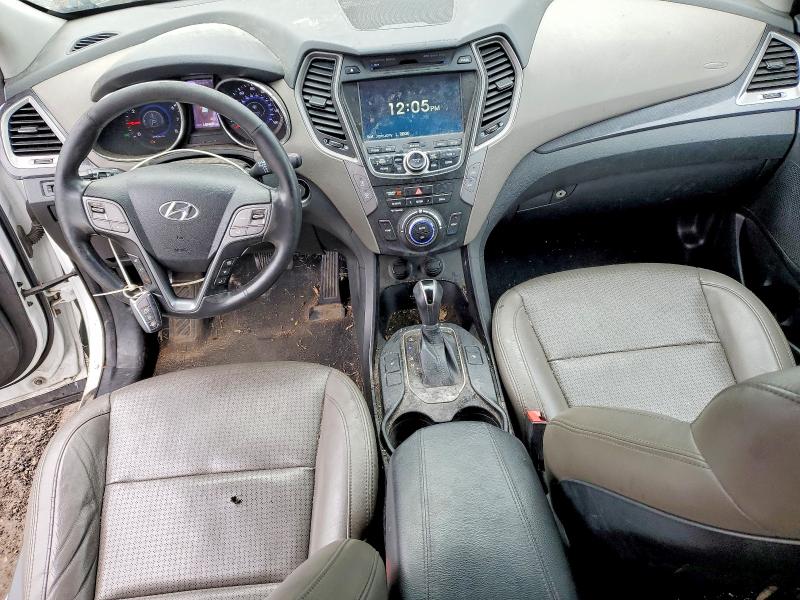 2013 Hyundai Santa fe VIN 5XYZUDLB3DG103252 COPART salvage auction — FRONT END, MI, sold $2,150 on 2026-07-17 (photo 8)