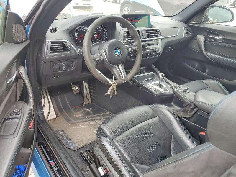 2020 BMW M2 VIN WBS2U7C06L7E15865 COPART salvage auction — UNDERCARRIAGE, Tx - Salvage Vehicle Title, sold $23,100 on 2026-07-10 (photo 8)
