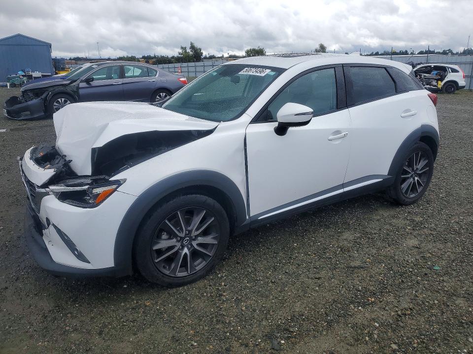 2017 Mazda Cx-3 VIN JM1DKFD79H0166230 COPART salvage auction — FRONT END, Ca - Salvage Certificate, sold $2,600 on 2026-07-09 (photo 1)