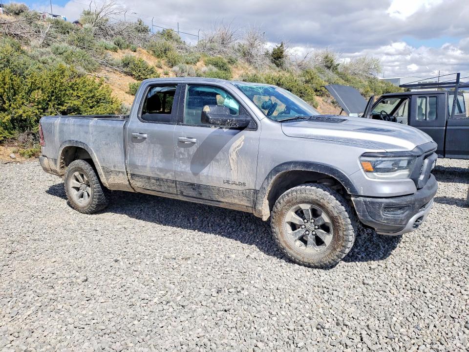 2019 Ram 1500 VIN 1C6SRFET7KN784999 COPART salvage auction — ROLLOVER, Salvage Title, sold $6,200 on 2026-09-03 (photo 4)