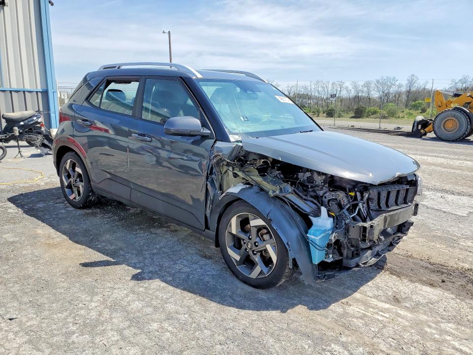 2023 Hyundai Venue VIN KMHRC8A36PU261119 COPART salvage auction — FRONT END, Md - Cert Of Salvage > 75% Damage, sold $375 on 2026-07-31 (photo 4)