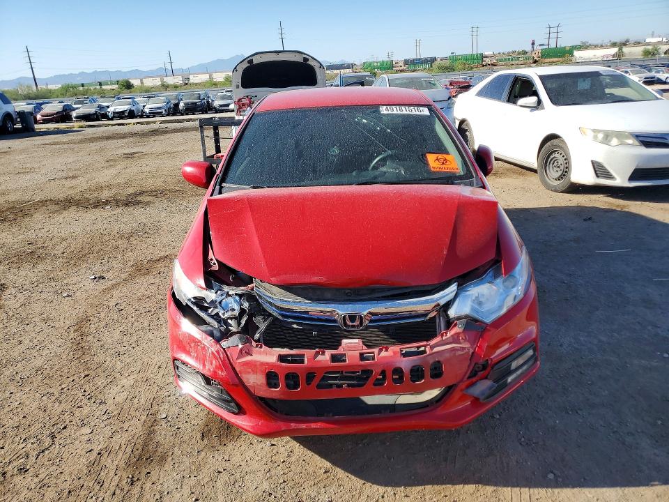 2014 Honda Insight VIN JHMZE2H39ES003184 COPART salvage auction — REAR END, Az - Cert Of Title - Salvage, sold $350 on 2026-07-06 (photo 5)