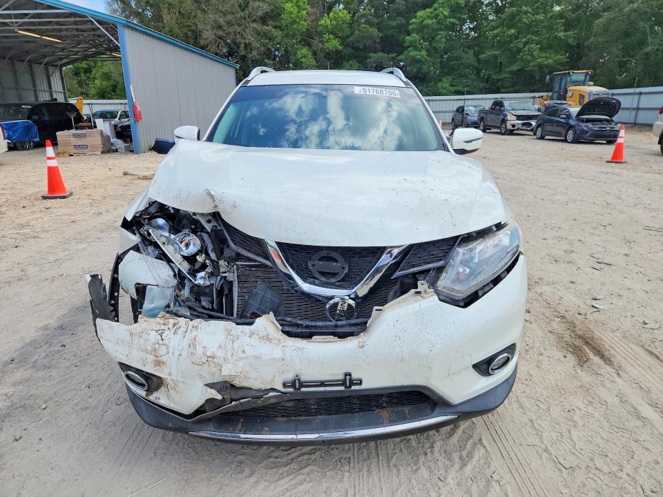 2016 Nissan Rogue VIN KNMAT2MT7GP736687 COPART salvage auction — FRONT END, FL - CERT OF TITLE SLVG REBUILDABLE, sold $3,500 on 2026-07-10 (photo 5)