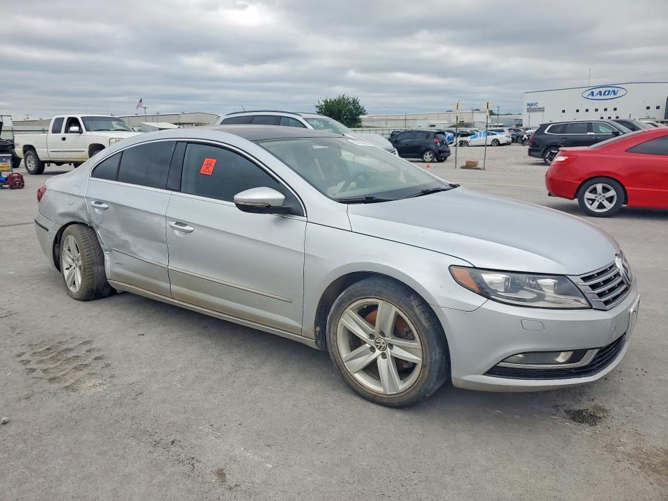 2014 Volkswagen Passat cc VIN WVWBN7AN3EE527389 COPART salvage auction — REAR END, Ok - Certificate Of Title, sold $600 on 2026-07-17 (photo 4)