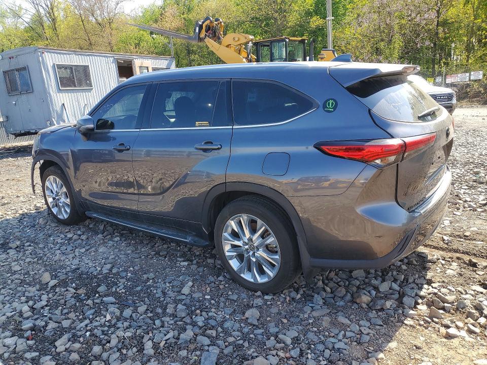 2023 Toyota Highlander hybrid VIN 5TDXBRCH2PS120601 COPART salvage auction — FRONT END, Id - Salvage Certificate Of Title, sold $18,500 on 2026-07-23 (photo 2)