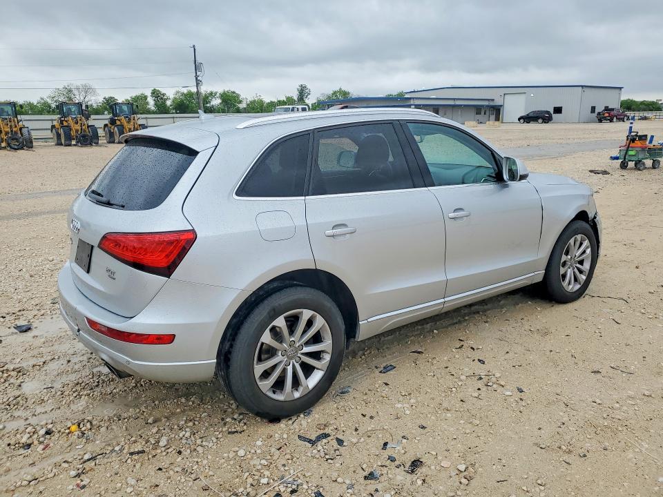 2013 Audi Q5 VIN WA1LFAFP8DA101965 COPART salvage auction — FRONT END, Tx - Nonrepairable Title, sold $2,200 on 2026-07-02 (photo 3)