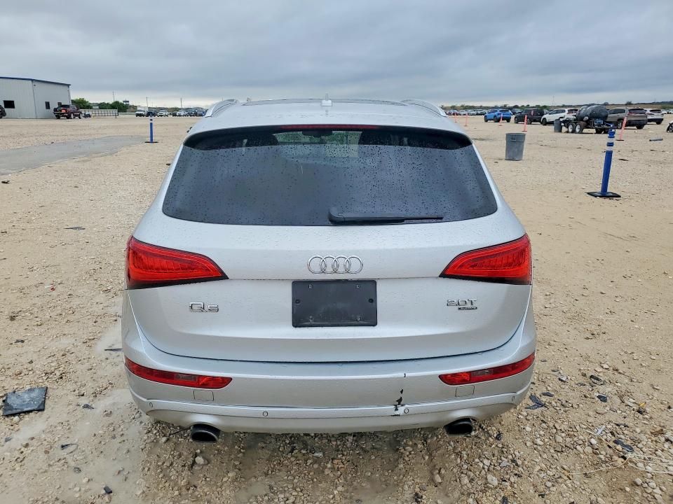2013 Audi Q5 VIN WA1LFAFP8DA101965 COPART salvage auction — FRONT END, Tx - Nonrepairable Title, sold $2,200 on 2026-07-02 (photo 6)