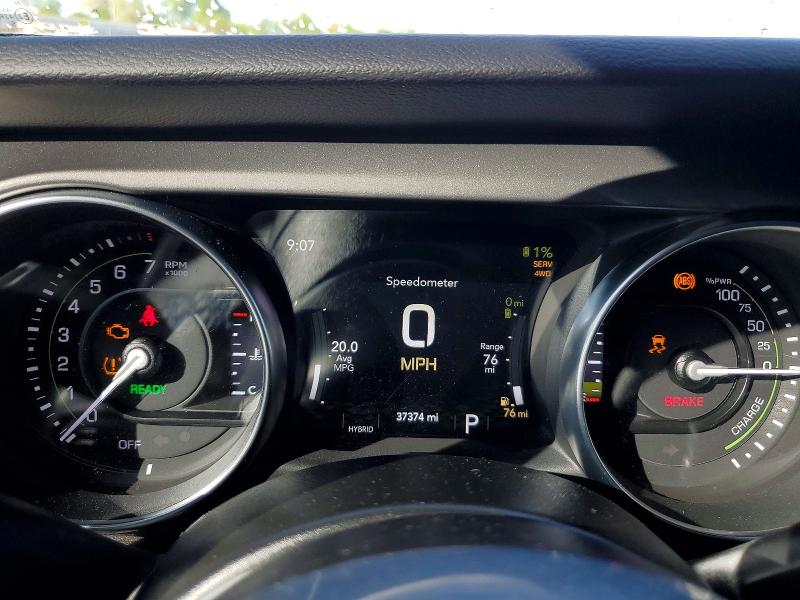 2023 Jeep Wrangler / VIN 1C4JJXR61PW586359 COPART salvage auction — MINOR DENT/SCRATCHES, MO - CERTIFICATE OF TITLE, sold $15,200 on 2026-07-09 (photo 9)