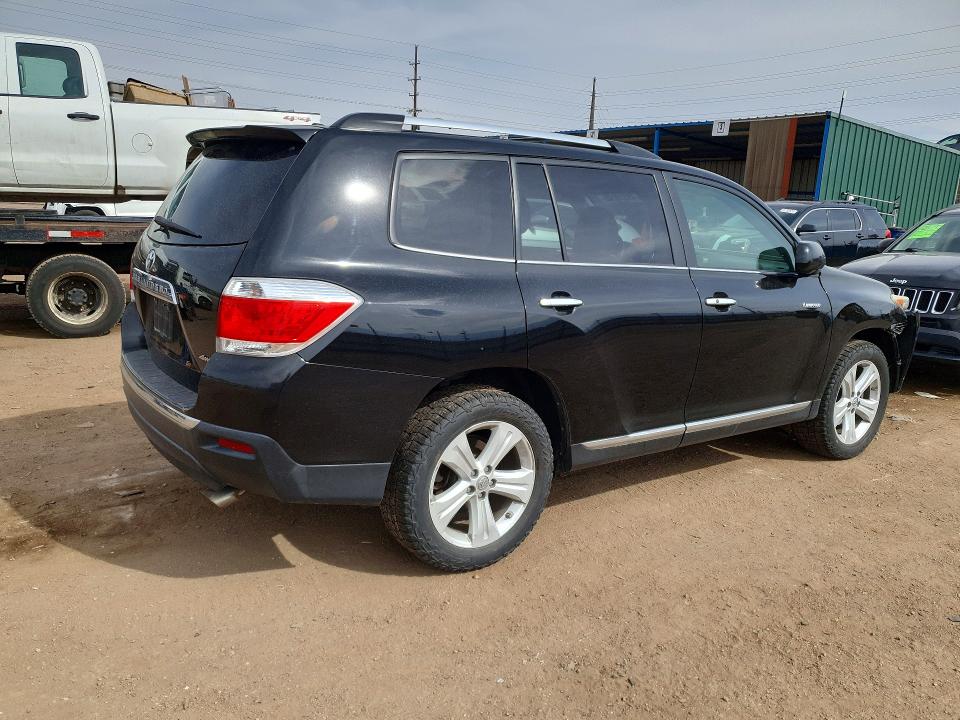2012 Toyota VIN 5TDDK3EH1CS123822 COPART salvage auction — FRONT END, Co - Salvage Title, sold $3,650 on 2026-07-27 (photo 3)