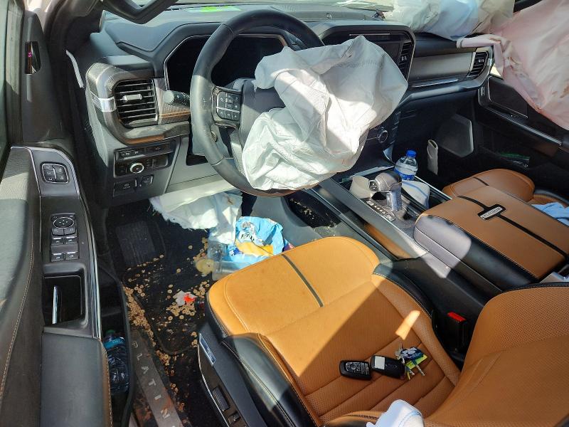 2023 Ford F-150 VIN 1FTFW1ED0PFB55343 COPART salvage auction — FRONT END, Ut - Salvage Certificate, sold $14,300 on 2026-08-21 (photo 8)