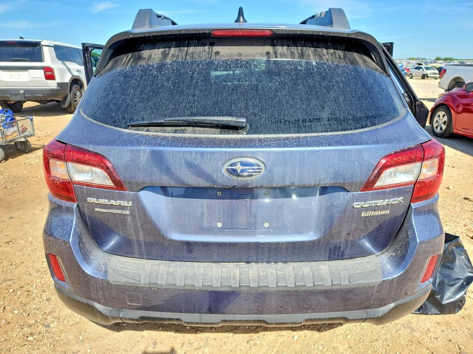 2016 Subaru Outback VIN 4S4BSBNC6G3310935 COPART salvage auction — FRONT END, Tx - Salvage Vehicle Title, sold $1,650 on 2026-07-09 (photo 6)