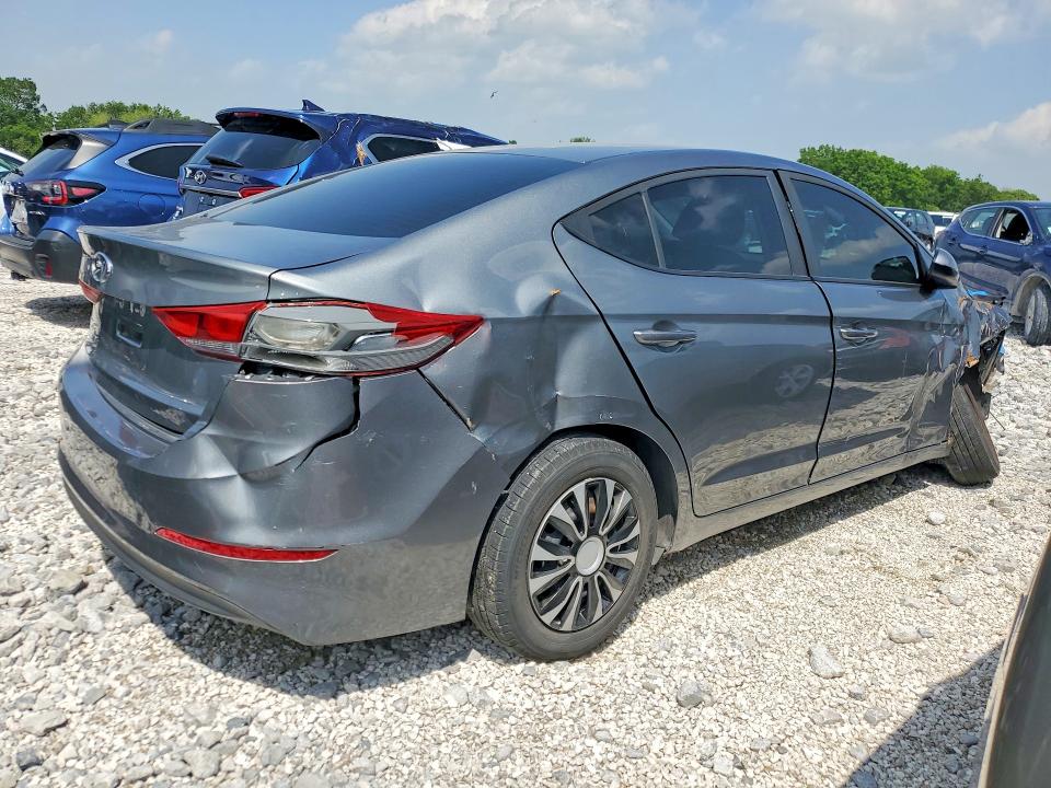 2018 Hyundai Elantra VIN KMHD74LFXJU594879 COPART salvage auction — HAIL, Ar - Cert Of Title-Salvage, sold $1,400 on 2026-07-27 (photo 3)