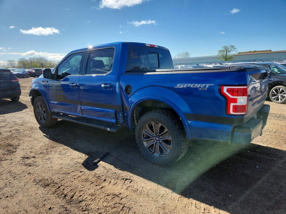 2018 Ford F-150 VIN 1FTEW1EP7JFB54803 COPART salvage auction — SIDE, Mi - Certificate Of Title, sold $8,200 on 2026-07-29 (photo 2)