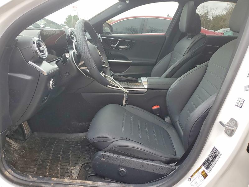2025 Mercedes-benz C-klasse VIN W1KAF4HBXSR248969 COPART salvage auction — FRONT END, On - Permit Salvage, sold $27,250 on 2026-07-02 (photo 7)